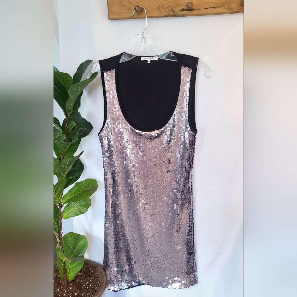 Anne Field Sequin Mini Dress - size M